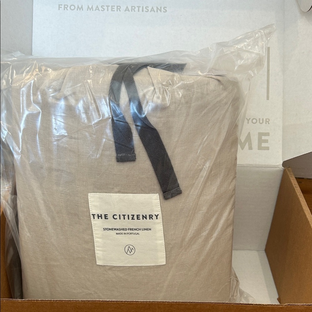 The Citizenry Stonewashed French Linen Sheet Set QUEEN
